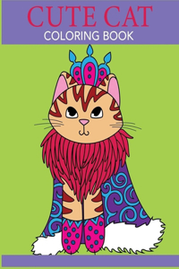 Cute Cat Coloring Book