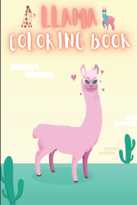 Llama Coloring Book