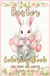 Easter Coloring book for teens and adults