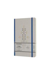 Moleskine Time Notebook Limited Collection Blue Large Plain Notebook Hard