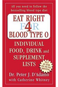 Eat Right for Blood Type O