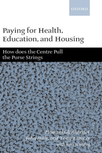 Paying for Health, Education, and Housing