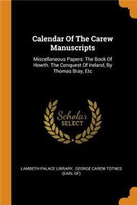 Calendar of the Carew Manuscripts
