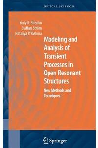 Modeling and Analysis of Transient Processes in Open Resonant Structures