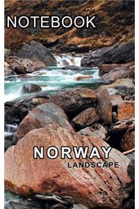 Norway Notebook: Notebook Landscape from Norway