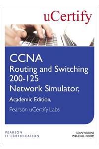 CCNA Routing and Switching 200-125 Network Simulator, Pearson Ucertify Academic Edition Student Access Card