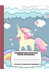 Handwriting Practice Paper Notebook Primary Composition Notebook