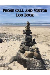 Phone Call and Visitor Log Book