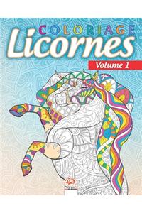 Coloriage Licornes 1