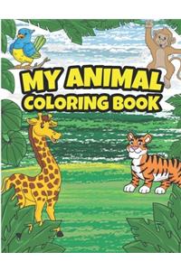 My Animal Coloring Book