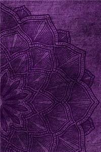 Mindfulness Journal Purple Mandala
