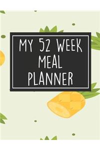My 52 Week Meal Planner