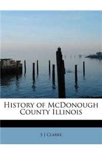 History of McDonough County Illinois
