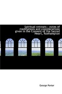 Spiritual Retreats