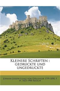 Kleinere Schriften