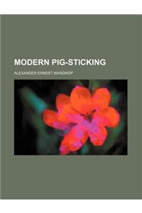 Modern Pig-Sticking