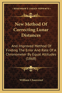New Method Of Correcting Lunar Distances