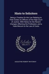 Hints to Solicitors