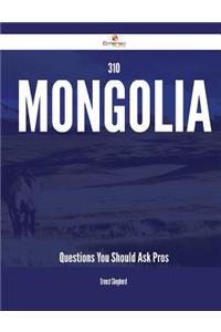 310 Mongolia Questions You Should Ask Pros