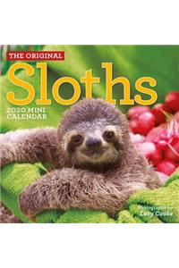 Original Sloths Mini Wall Calendar 2020