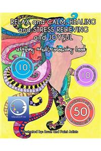 RELAXING Adult Colouring Book