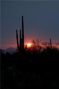 Saguaro Cactus Sunset Journal