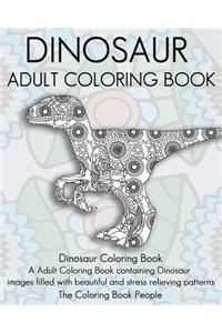 Dinosaur Adult Coloring Book