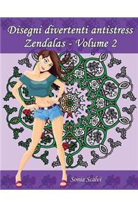 Disegni divertenti antistress - Zendalas - Volume 2