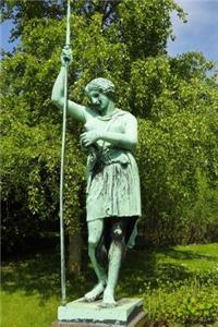 Statue of an Amazon in the Botanical Gardens in Copenhagen Denmark Journal: 150 Page Lined Notebook/Diary