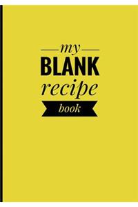My Blank Recipe Book