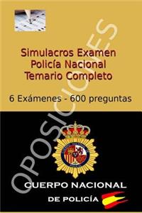Simulacros Examen Policía Nacional