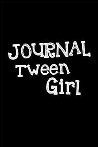 Journal Tween Girl: Blank Journal Notebook To Write In