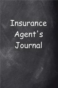 Insurance Agent's Journal Chalkboard Design