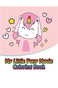 my little pony movie coloring book