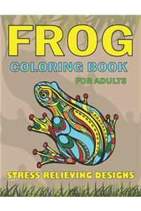 Frog Coloring Book for Adults Stress Relieving Designs