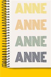 Name ANNE A beautiful personalized