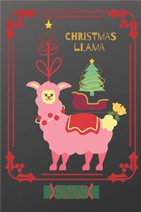 Christmas llama