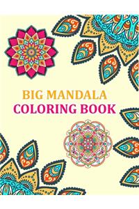 Big Mandala Coloring Book