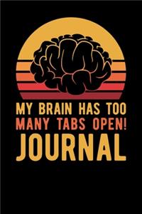 My Brain Has Too Many Tabs Open Journal