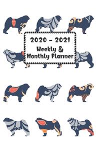 2020 - 2021 Weekly & Monthly Planner