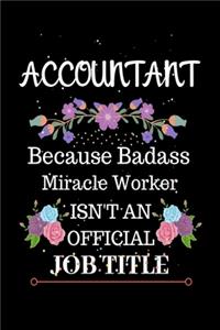 Accountant Because Badass Miracle Worker Isn't an Official Job Title