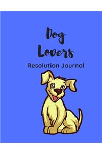 Dog Lovers Resolution Journal
