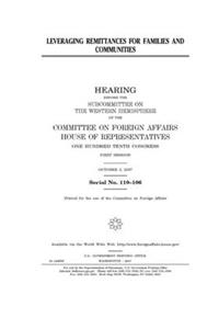 Leveraging remittances for families and communities