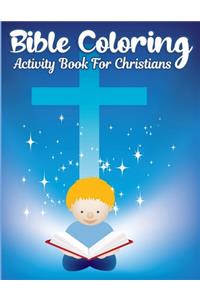 Bible Coloring Activity Book for Christians