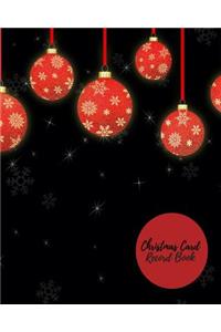 Christmas Card Record Book