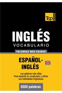 Vocabulario Espanol-Ingles Britanico - 5000 Palabras Mas Usadas