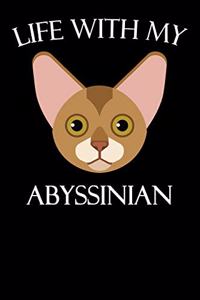 Life with My Abyssinian: A Cat Lover's Journal, Fun Cat Diary for Animal Lovers