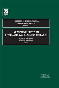 New Perspectives in International Business Research