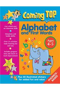 Coming Top: Alphabet and First Words - Ages 4 - 5