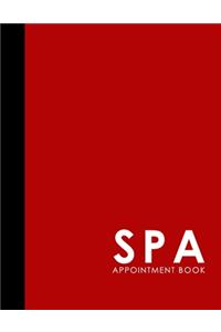 Spa Appointment Book